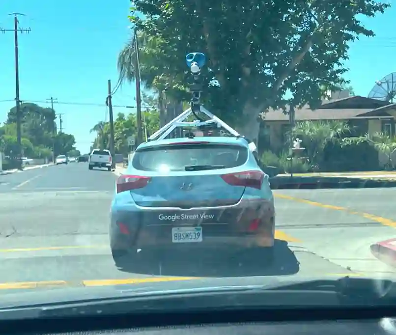 Picture of a Google Car spotted in Wasco, California, USA on May 23, 2022.