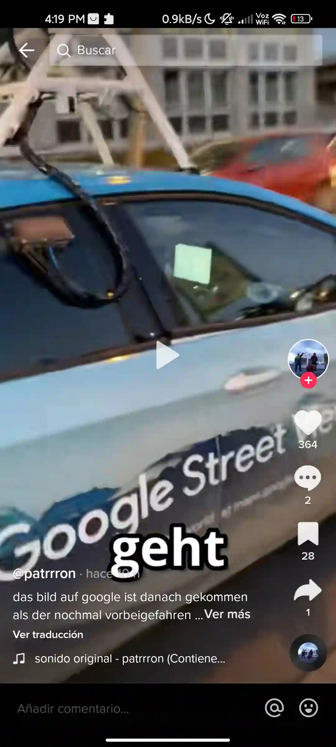 Picture of a Google Car spotted in Frankfurt am Main, Hesse, Germany on June 18, 2022.