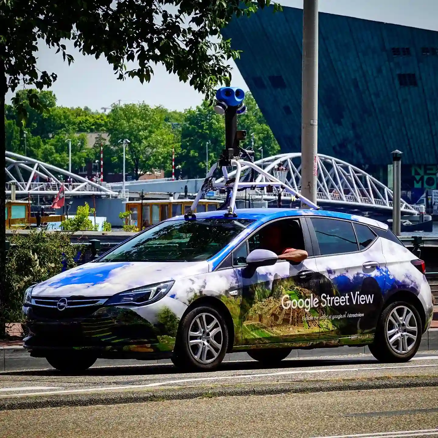 Picture of a Google Car spotted in Amsterdam, North Holland, Netherlands on June 22, 2022.