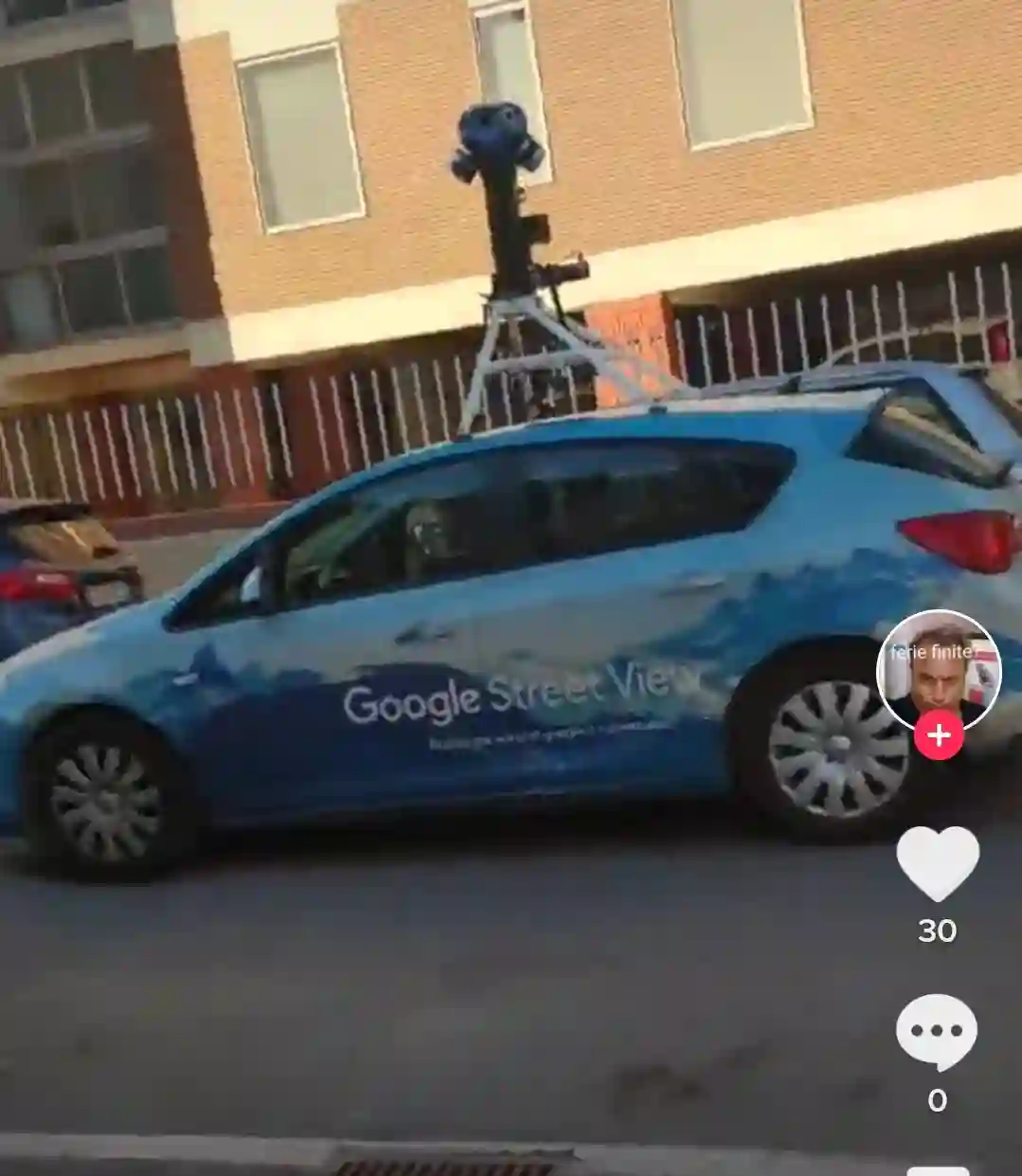 Picture of a Google Car spotted in Cagliari, Sardinia, Italy on July 13, 2022.