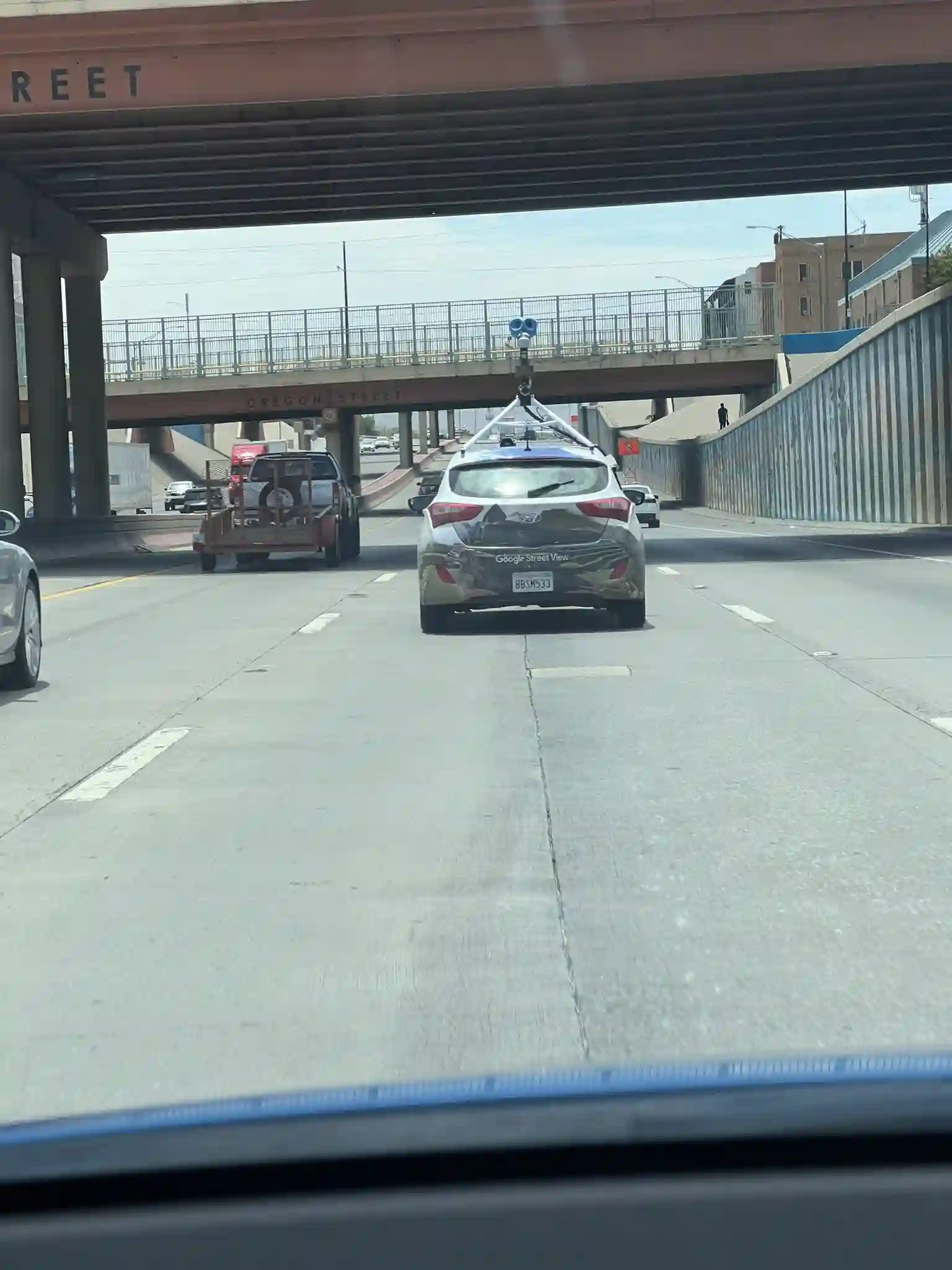 Picture of a Google Car spotted in El Paso, Texas, USA on July 21, 2022.